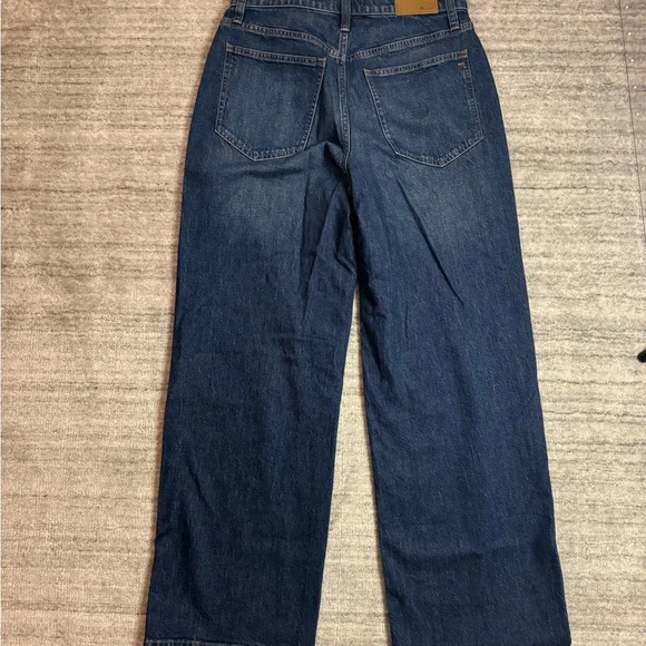 Madewell Perfect Vintage Wide-Leg Jeans Women’s Size 29 Dark Wash - Picture 4 of 6